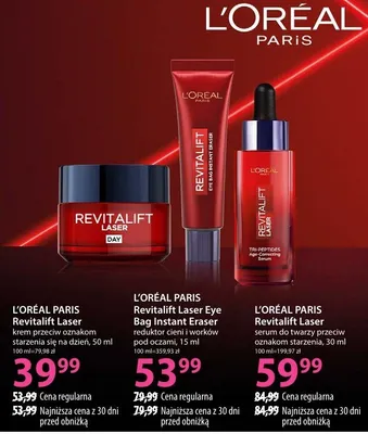 Revitalift Laser serum do twarzy przeciw oznakom starzenia promocja w Hebe