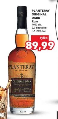 Rum PLANTATION ORIGINAL DARK promocja w Kaufland