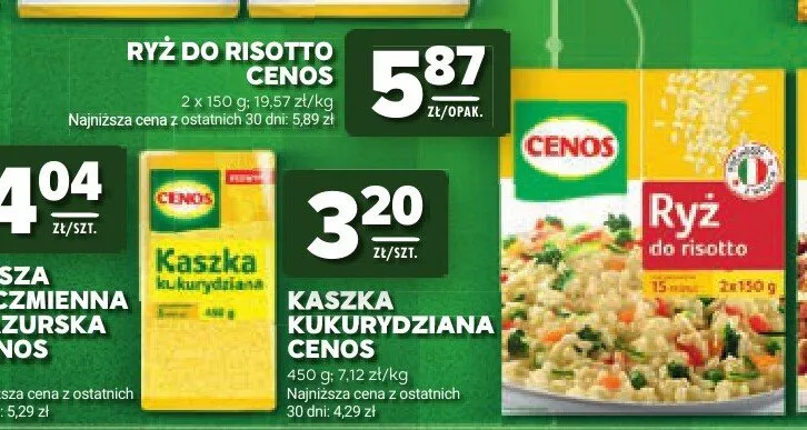 Ryż do risotto Cenos 2-pak promocja w Stokrotka