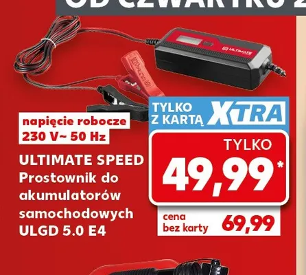 Prostownik do akumulatorów samochodowych Ulgd 5,0 E4 Ultimate Speed promocja w Kaufland