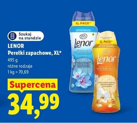 Perełki zapachowe XL Lenor promocja w Lidl