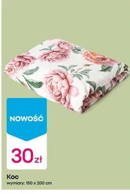 Koc wymiary: 150 x 200 cm promocja w Pepco