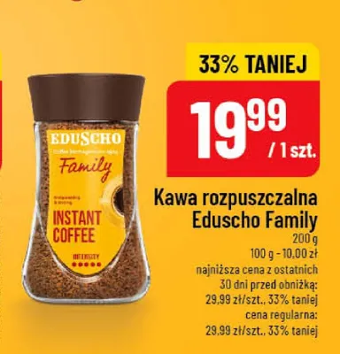 Kawa rozpuszczalna Eduscho Family promocja w POLOmarket