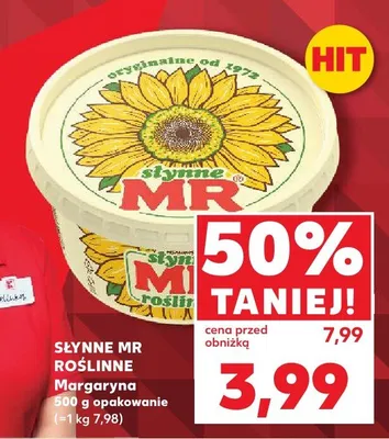 Margaryna Słynne MR Roślinne promocja w Kaufland