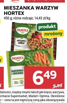 Mieszanka warzyw Hortex promocja w Stokrotka