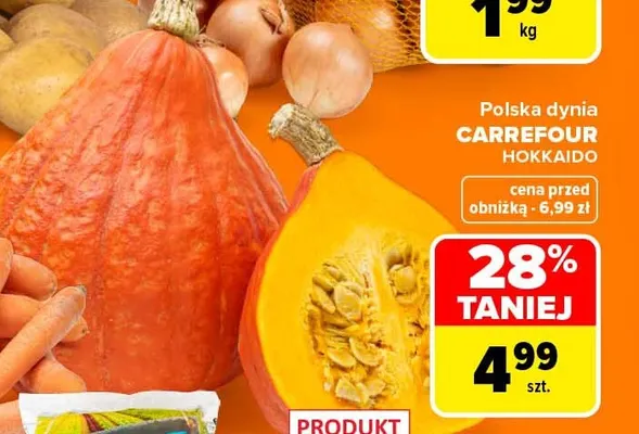 Dynia Hokkaido polska Carrefour promocja w Carrefour