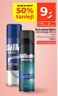 Żel do golenia Gillette Series Cleansing promocja w Dealz