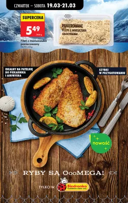 Filety z morszczuka panierowane promocja w Biedronka