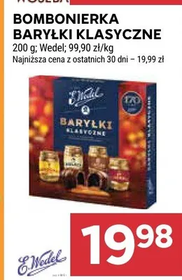 Bombonierka baryłki klasyczne promocja w Stokrotka