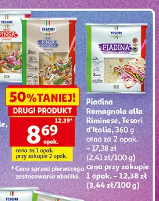 Piadina Romagnola alla Riminese Tesori d'Italia promocja w Auchan