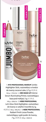 Rozświetlacz w sztyfcie Jumbo Highlighter Stick promocja w Hebe