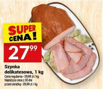 Szynka delikatesowa promocja w Twój Market
