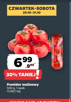 Pomidory malinowe promocja w Netto