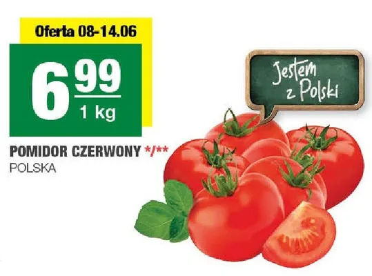 Pomidor czerwony Polska promocja w SPAR