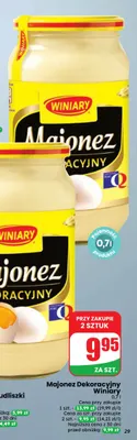 Majonez dekoracyjny Winiary promocja w Dino