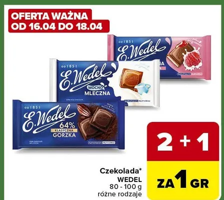 Czekolada różne rodzaje promocja w Carrefour Express
