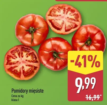 Pomidory mięsiste klasa I promocja w Aldi