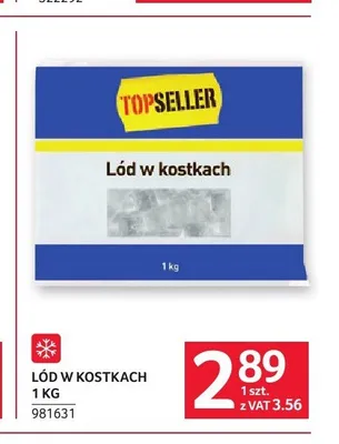 Lód w kostkach TopSeller promocja w Selgros