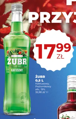 Żubr Poziomkowy promocja w Duży Ben