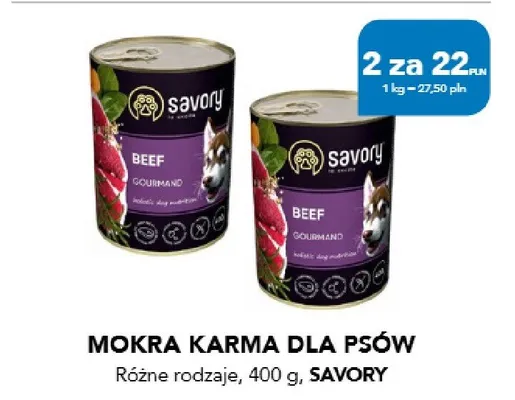 Mokra karma dla psów różne rodzaje promocja w Aquael zoo