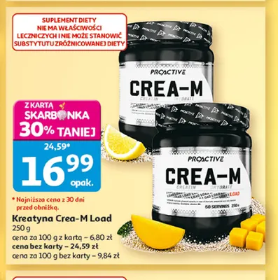 Kreatyna Crea-M Load ProActive promocja w Auchan