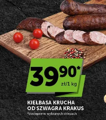 Kiełbasa krucha od szwagra Krakus promocja w ABC