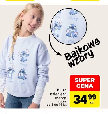 Bluza dziecięca licencja promocja w Carrefour