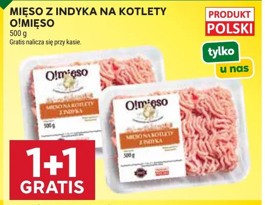 Mięso z indyka na kotlety O!mięso promocja w Stokrotka