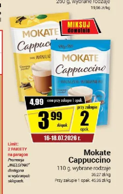 Mokate Cappuccino promocja w Premium Nasz Sklep