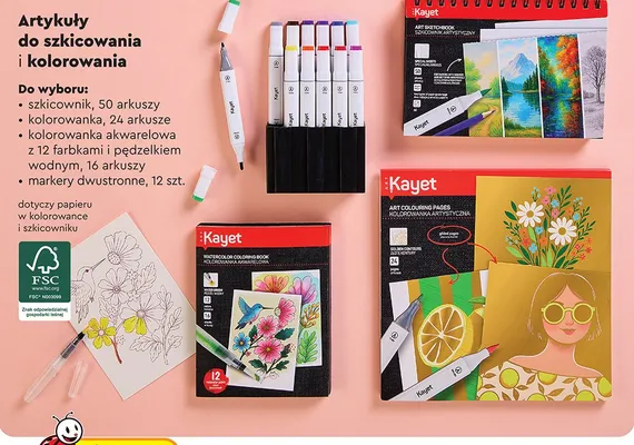Kolorowanka Kayet promocja w Biedronka