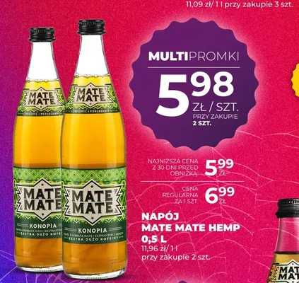 Napój Mate Mate Hemp promocja w Duży Ben