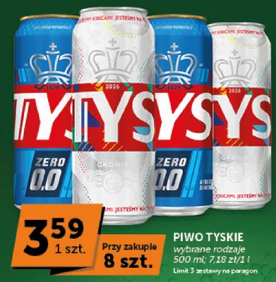 Piwo bezalkoholowe Tyskie promocja w Euro Sklep