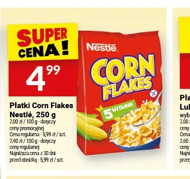 Płatki Corn Flakes Nestlé promocja w Twój Market