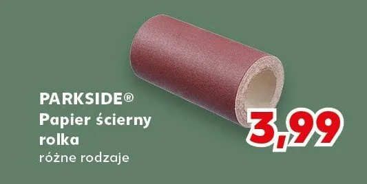 Papier ścierny rolka Parkside promocja w Kaufland