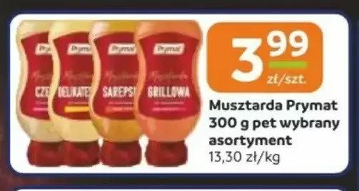 Musztarda Prymat Sarepska promocja w Gama