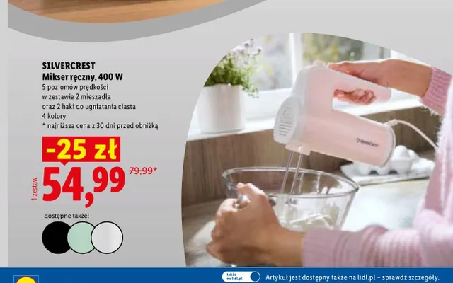 Mikser ręczny Silvercrest promocja w Lidl