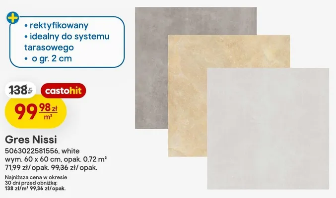 Gres Nissi promocja w Castorama
