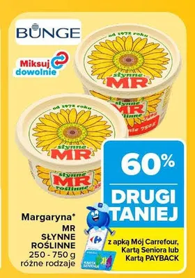 Margaryna MR Słynne Roślinne promocja w Carrefour