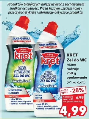 Żel do WC różne rodzaje promocja w Kaufland