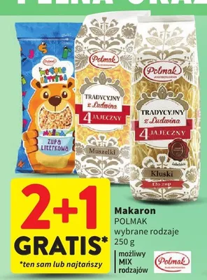 Makaron wybrane rodzaje promocja w Intermarche