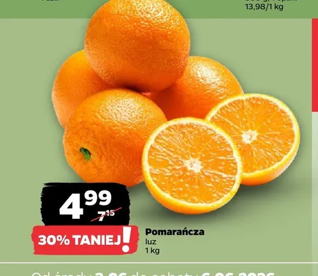 Pomarańcza luz promocja w Netto