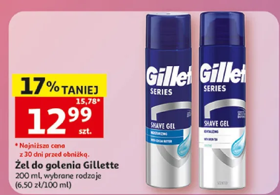 Żel do golenia Gillette Series promocja w Auchan