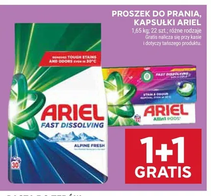 Proszek do prania Ariel promocja w Stokrotka