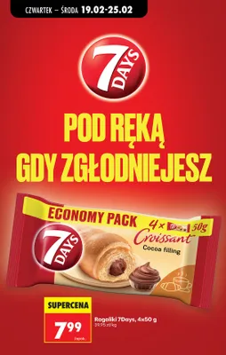 Rogaliki z nadzieniem kakaowym promocja w Biedronka