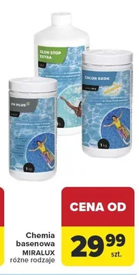 Chemia basenowa MIRALUX promocja w Carrefour