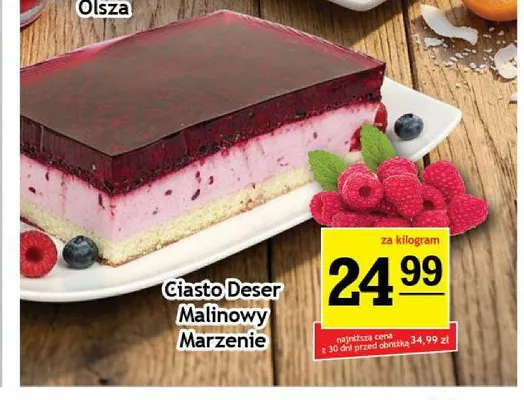 Ciasto Deser Malinowy Marzenie promocja w Gram Market