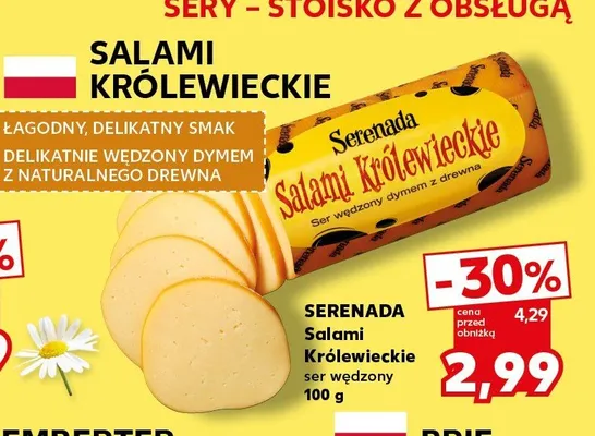 Salami Królewieckie ser wędzony promocja w Kaufland