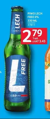 Piwo bezalkoholowe Lech Free 0,0% promocja w Selgros