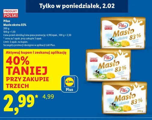 Masło promocja w Lidl