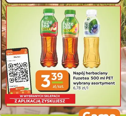 Napój herbaciany Fuzetea promocja w Gama